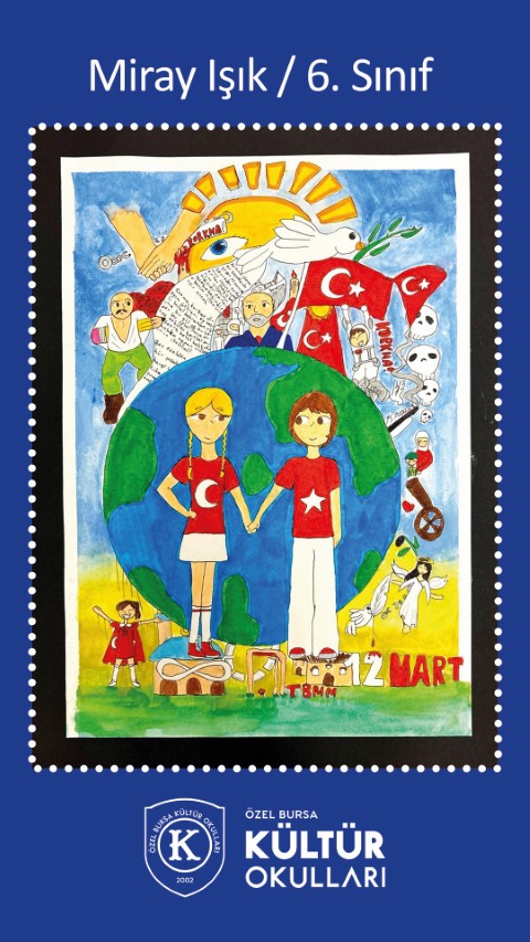 MEHMET AKİF'İN KALEMİNDEN İSTİKLALE KONULU RESİM YAŞAMASINDA GURURLANDIRAN BAŞARI 